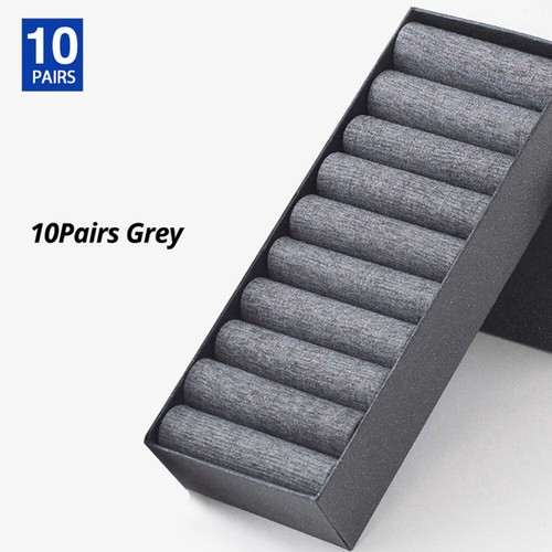 10 Pairs Men Silk Socks Tear-resistant Breathable Casual Socks Ultra-thin Nylon - 第 12/15 張圖片