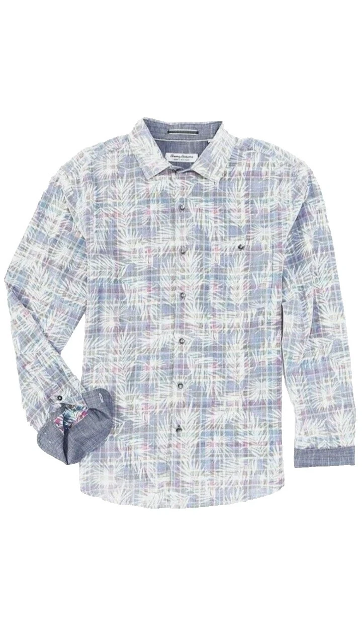 Cotton Floral Casual Button-Down Shirts for Men