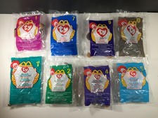 1998/1999 McDonald's Ty Teenie Beanie Baby Lot: 1,7,9,10 '98 ; 1,2,4,5 '99