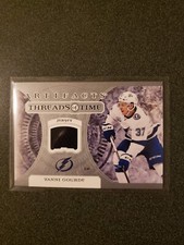 2022-23 Yanni Gourde Threads Of Time Upper Deck Artifacts Hockey Tampa Bay...