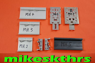 Hutschienenhalter Kunststoff Metall f. DIN-Schienen TS35 Halterung Hutschiene
