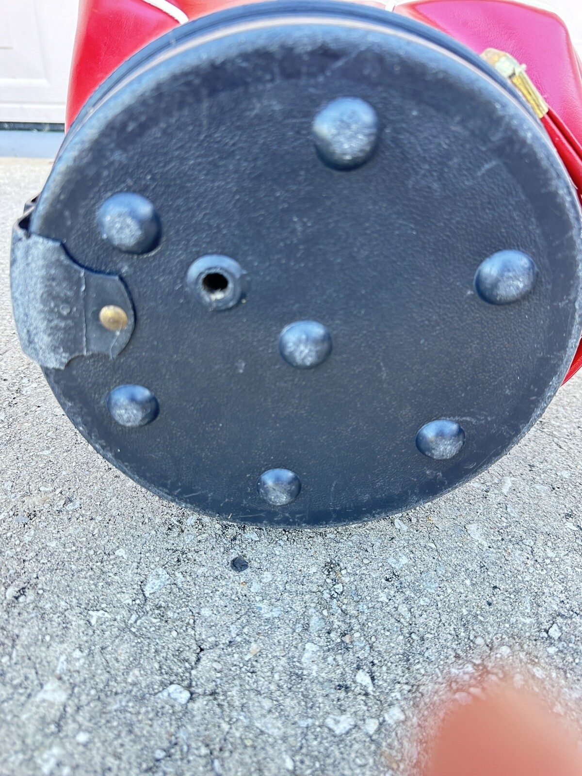 Vintage Ron Miller Toyota Golf Bag Red with Shoulder Strap Super Rare