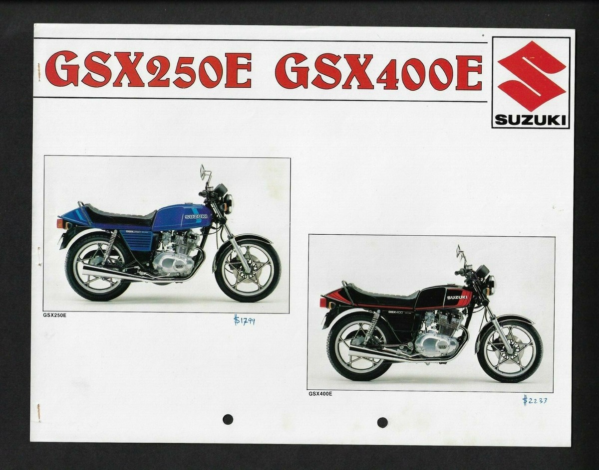 スズキ SUZUKI GSX400E GSX400E-2 パーツカタログ 旧車 絶版車