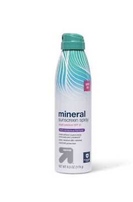 up & up Mineral Sunscreen Spray SPF 30 - 6.3oz (Sensitive Skin Ideal)