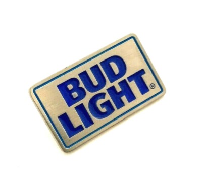 BUD LIGHT Pin Anstecker, BUDWEISER unbenutzt. Metall.