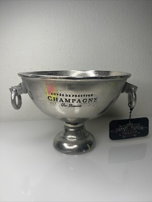 Vintage French Cuvée De Prestige Du Louvois Pedestal Champagne Wine Bath Cooler