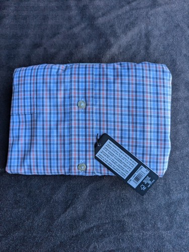 Kirkland Signature Men's Traditional Fit Dress Shirt, Orange Blue, 17.5 X 34/35 - Picture 2 of 3