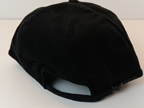 Vintage Heavy Duty Sound By Audiovox Adjustable Corduroy Rope Hat Cap Black - Picture 4 of 6