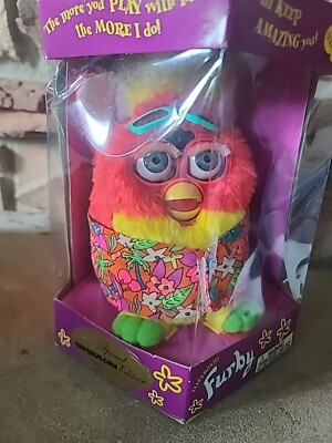 Vintage Tropical Beach Furby - Tiger 70-897 - Special Edition Rare