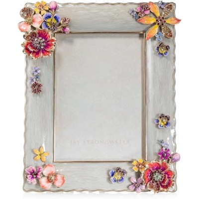 Jay Strongwater Flora and Fauna Ainsley Boquet Frame 5x7, spf5886-256, New