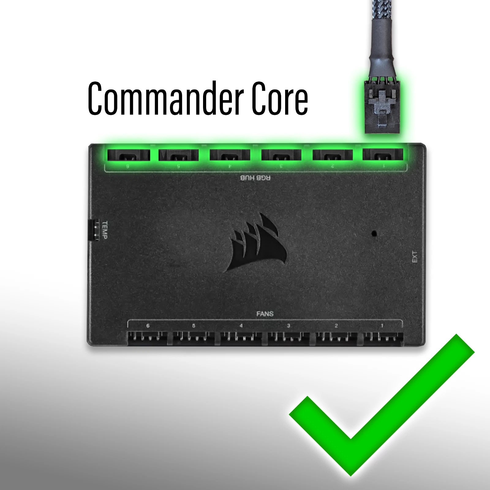FUN,hub3点 Corsair Commander RS120 RGB他 Corsair RGB 4-Pin Fan Hub to Standard ARGB 3-pin 5V Adapter | eBay