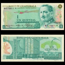 🇬🇹  Guatemala  1 Quetzal  1975     P 59 b   Crisp Choice UNC