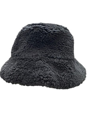 Alo Yoga Black Sherpa Bucket Hat Fuzzy Faux Fur S/M | eBay display picture 1