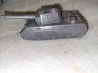 Marx Dark Battleground Grey German 351 Tank
