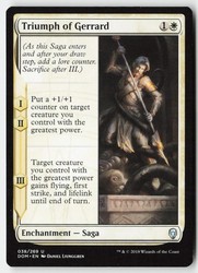 Triumph of Gerrard 38/269 Dominaria MTG Uncommon