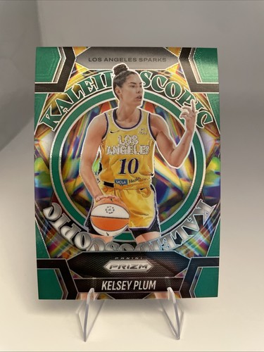 2025 Panini Prizm WNBA - Kaleidoscopic Kelsey Plum #3 Green Prizm (S761)