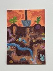 ACEO Original Painting Underground Tunnels City Bugs Mini Art By Janay Charles — photo 3