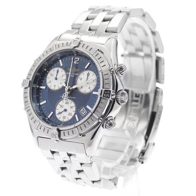 BREITLING CHRONOMAT A53011 39mm SS Navy / Silver #C18847