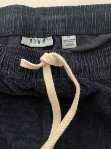 NEU Größe XL Herren Rowm lässig Kordelzug Cord Shorts 6,5" Schrittlänge dunkelblau $ 55 - Bild 10 von 11