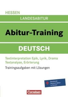 Abitur-Training Deutsch - Hessen: Arbeitsbuch mit T... | Buch | Zustand sehr gut