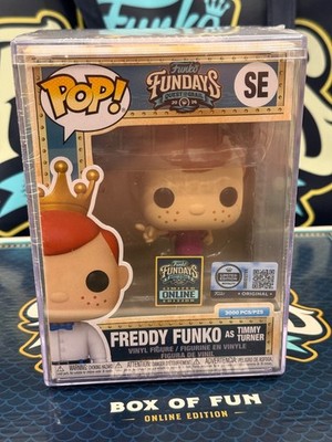 Pop! Fundays 2026 SDCC Freddy Funko as Timmy Turner Fairly Odd Parents Box Tear