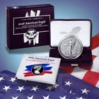 🔥 2026 American Silver Eagle Enhanced, Uncirculated, *Dual Date* *Ships 7/24*