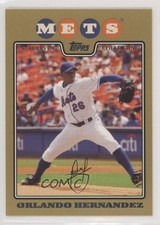 2008 Topps Gold Border 10/2008 Orlando Hernandez #49 s1i