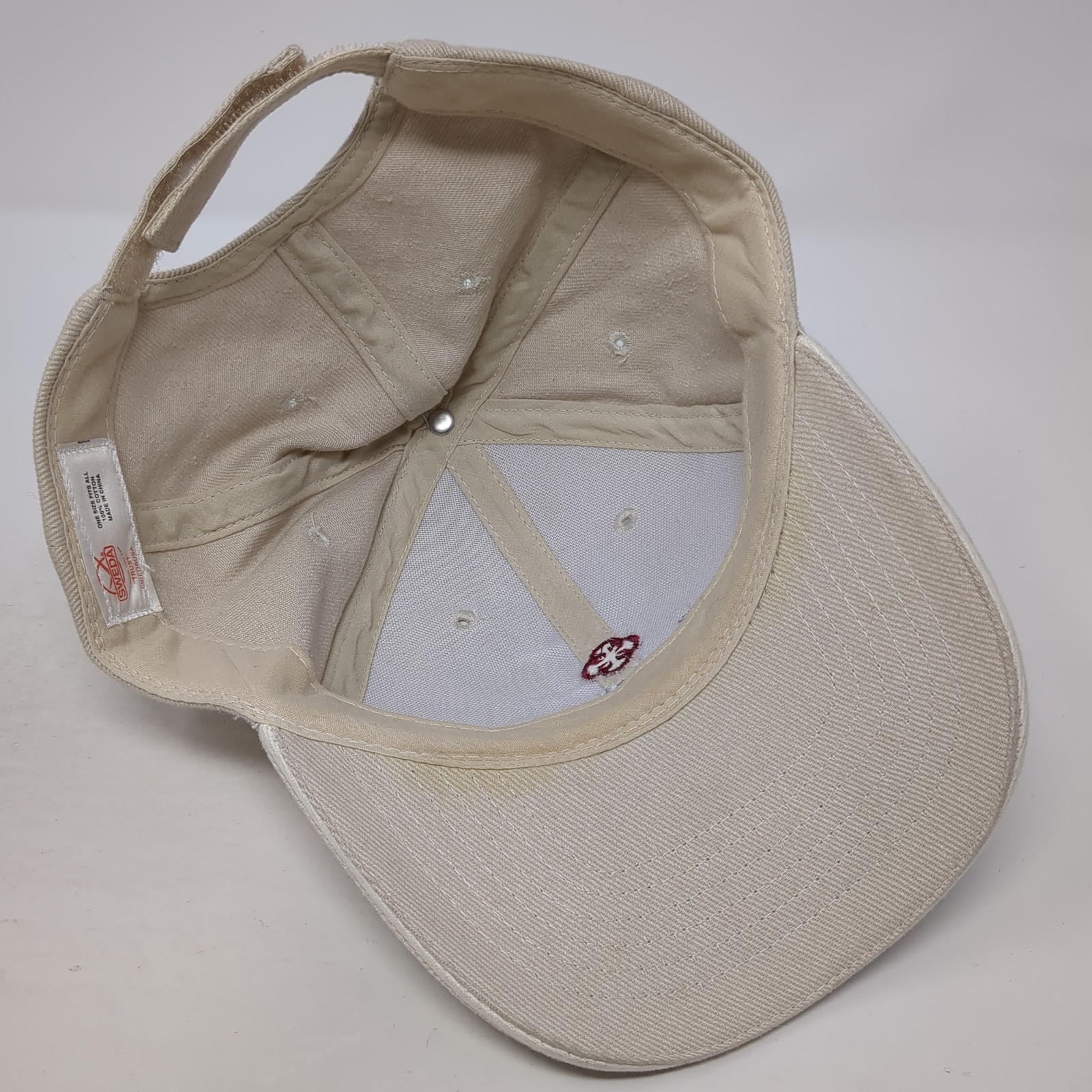Saint Alphonsus Strapback Baseball Cap Beige One … - image 8