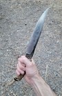 New Handmade Hand Forged USA "Brut de Forge" Railroad Track Full Tang BowieKnife — photo 6