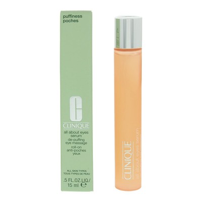 Clinique De-Puffing Augenmassage Roll On All About Eyes Augenserum 15 ml für Frauen