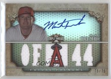 2013 Topps Triple Threads Future Phenoms Sepia 75/75 Mark Trumbo #135 Auto 0b2