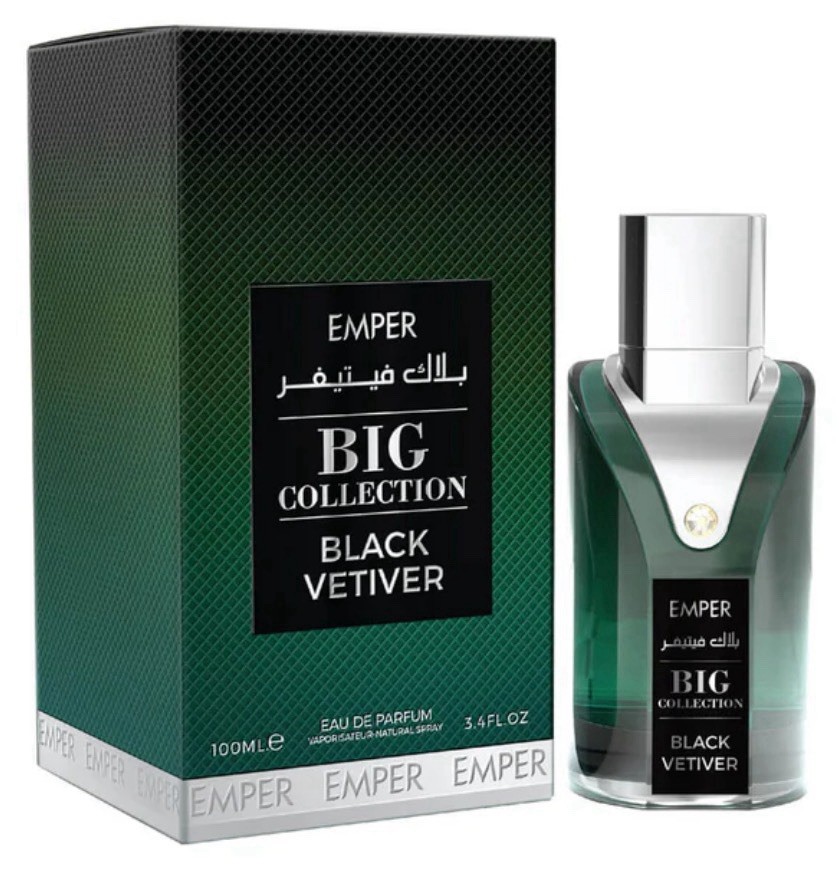 Emper Big Collection Black Vetiver Eau De Parfum Masculine Woody