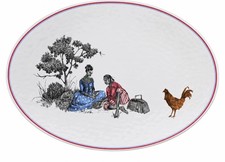 Sheila Bridges Harlem Toile Picnic Melamine 14.4" x 20.4" Serving Tray