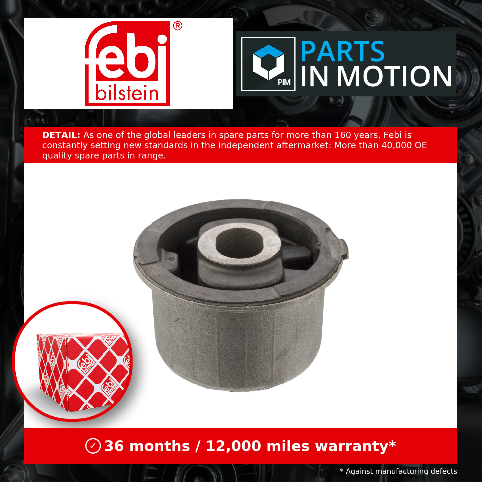 Rear FEBI BILSTEIN 39691 Mounting, axle beam for AUDI - Image 3