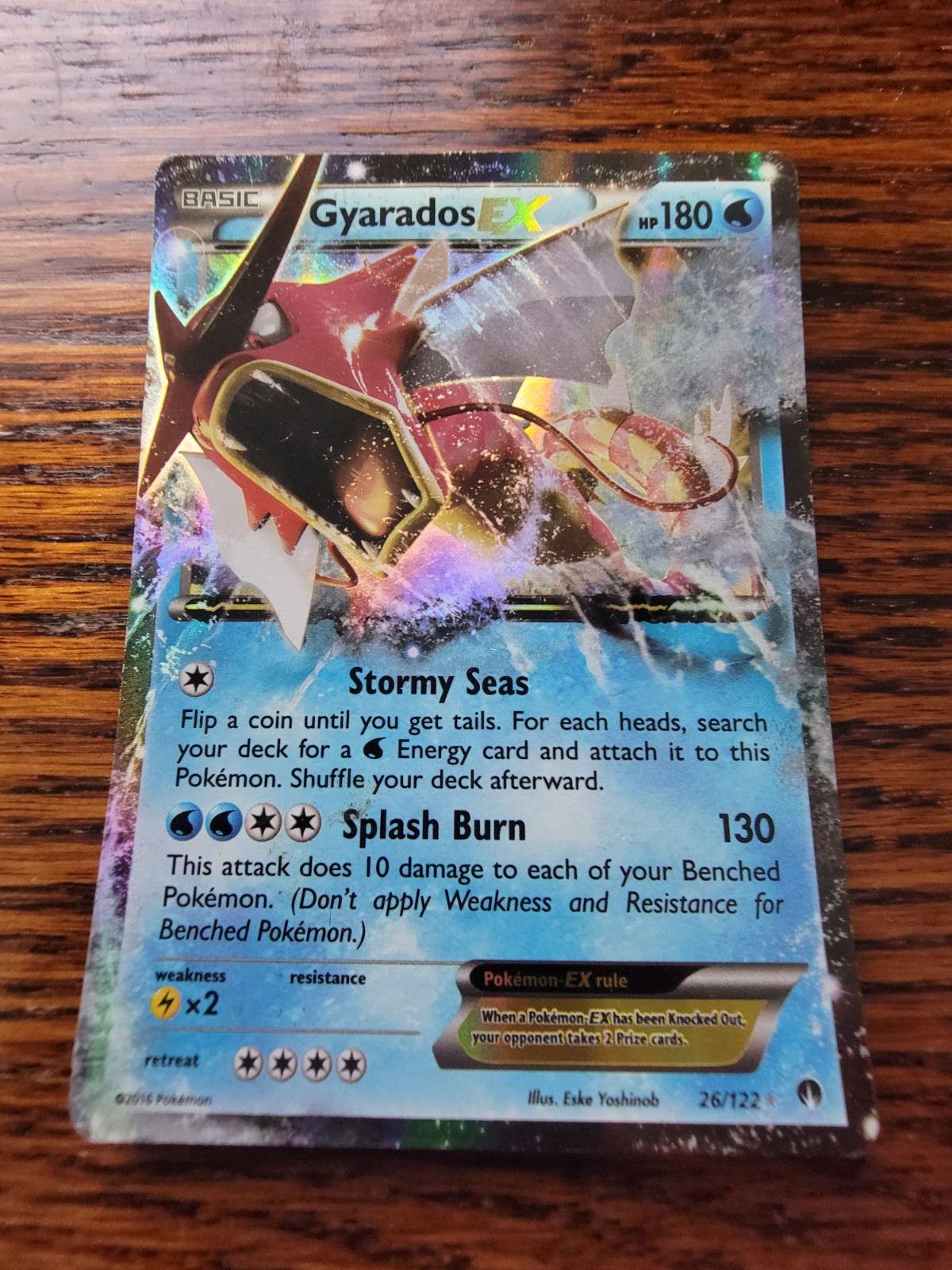 MP Gyarados EX 26/122 Breakpoint Holo Rare Pokemon