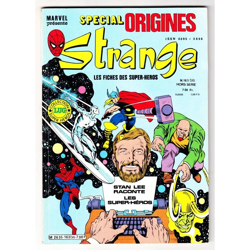 Strange Spécial Origines N° 163 Bis + Fiches - Comics Marvel