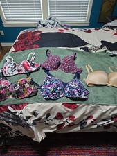 Lot Of Five Lane Bryant Cacique Balconette Bras 42C