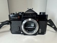 Konica Autoreflex T SLR Film Camera Body Black - SOLD AS IS - SEE VIDEO