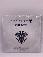 Sealed Exclusive Destiny 2 Loot Crate Competitive Crucible Iron-On Patch - New