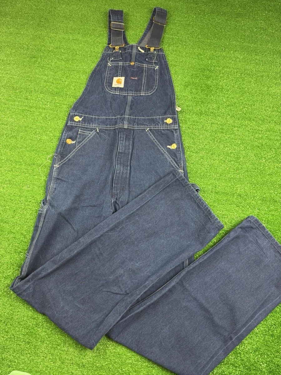 Carhartt Denim Blue Uniform & Work Coveralls & Jumpsuits for sale