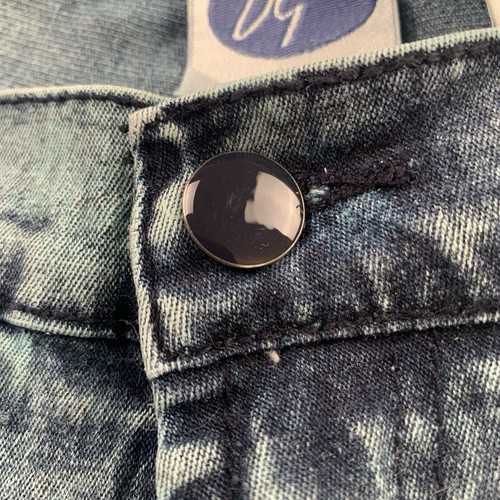 DG2 Diane Gilman Jeans Größe 16 W Acid Wash Raw Hem Distressed Grunge Goth Skater - Bild 5 von 15