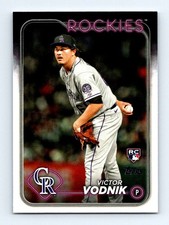 #607 2024 Topps / Victor Vodnik RC Colorado Rockies