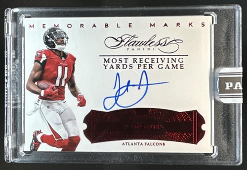 2016 Flawless Julio Jones Ruby Memorable Marks Auto 2026 Black Box #1/1