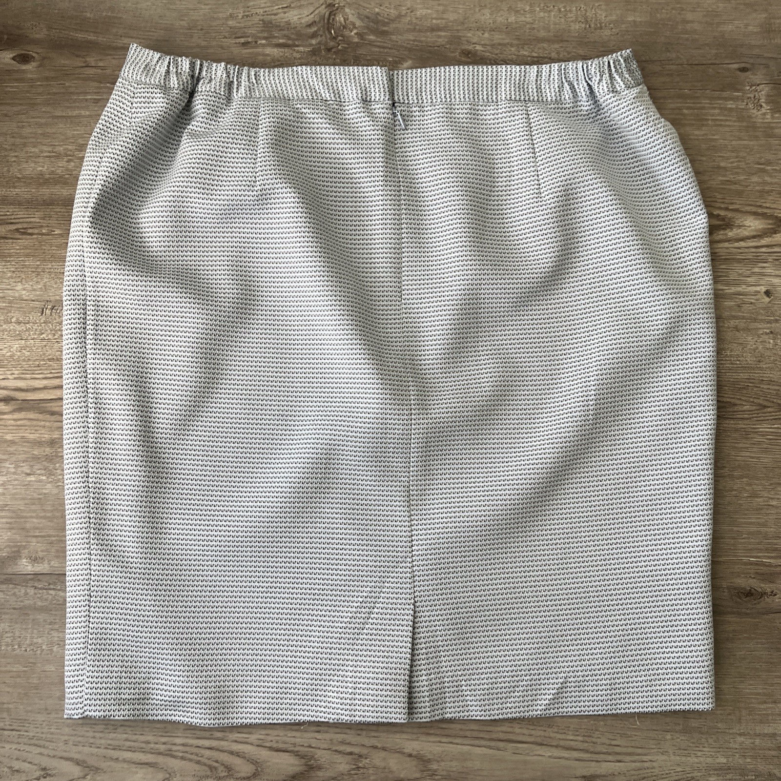 Le Suit Two Button Tweed Skirt Suit Womens 16 Blue