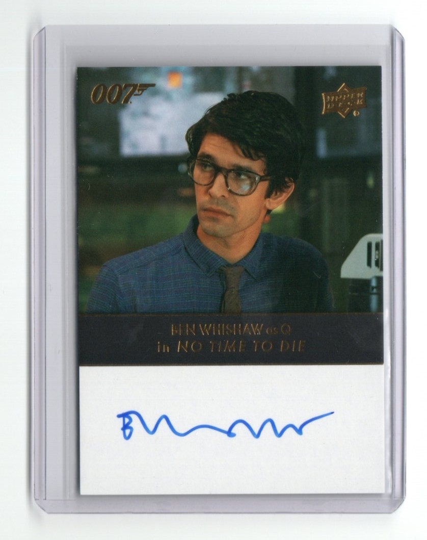 James Bond No Time to Die 2025 Upper Deck Auto Autograph NDV-BW