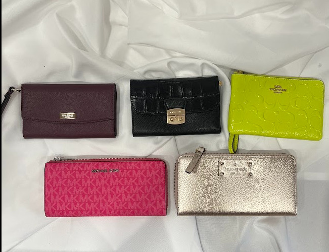 5 Designer Wallet Lot Coach Kate Spade Michael Kors Wristlets Excellent Tags