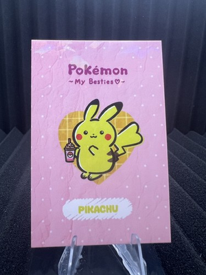 #ad #ad Pikachu My Besties Cracked Ice Holo Electric Pikachu Database Pokemon $1.91