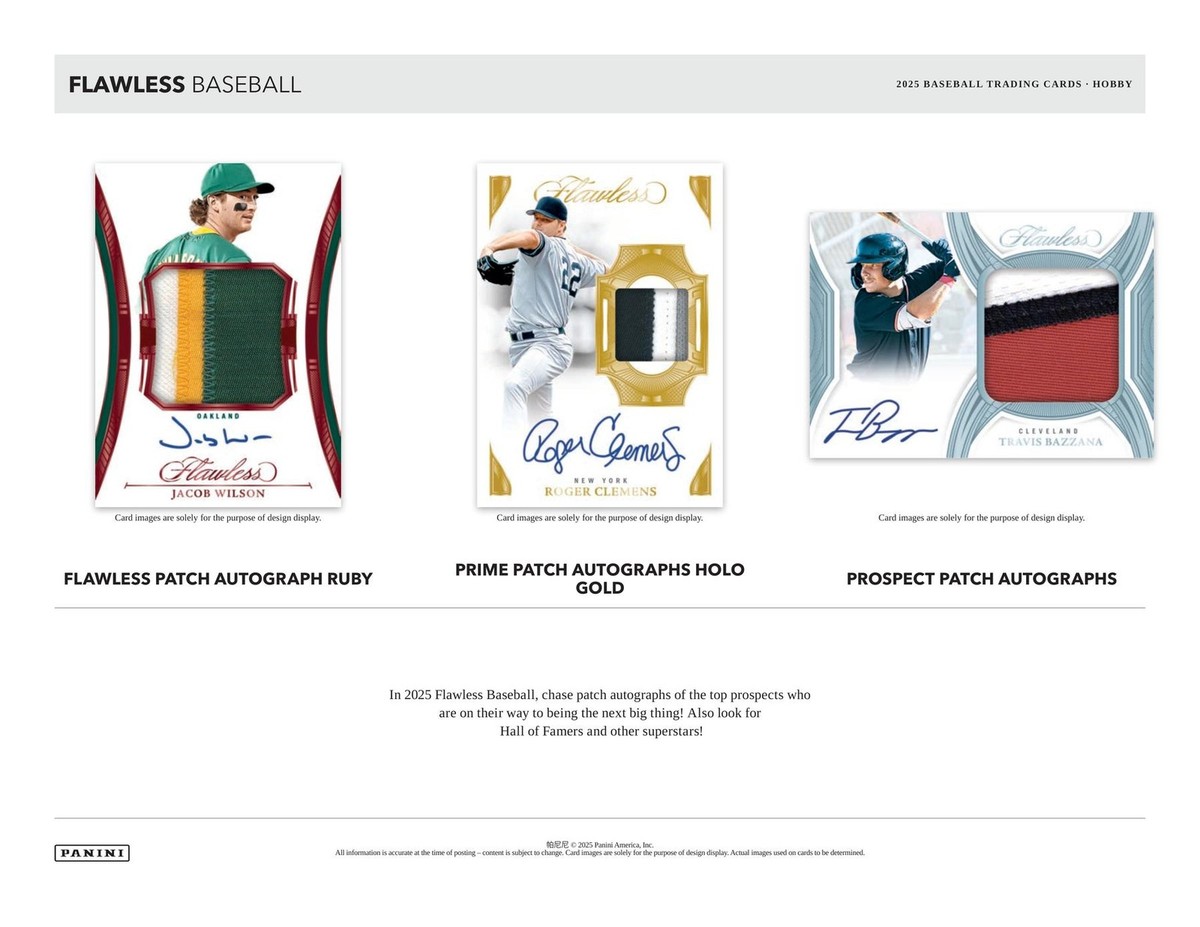 2025 PANINI FLAWLESS BASEBALL HOBBY 2-BOX CASE for sale online | eBay