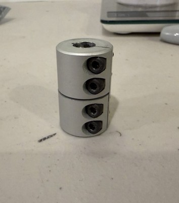 Uxcell 8mm x 10mm Rigid Aluminum Clamp Shaft Coupler
