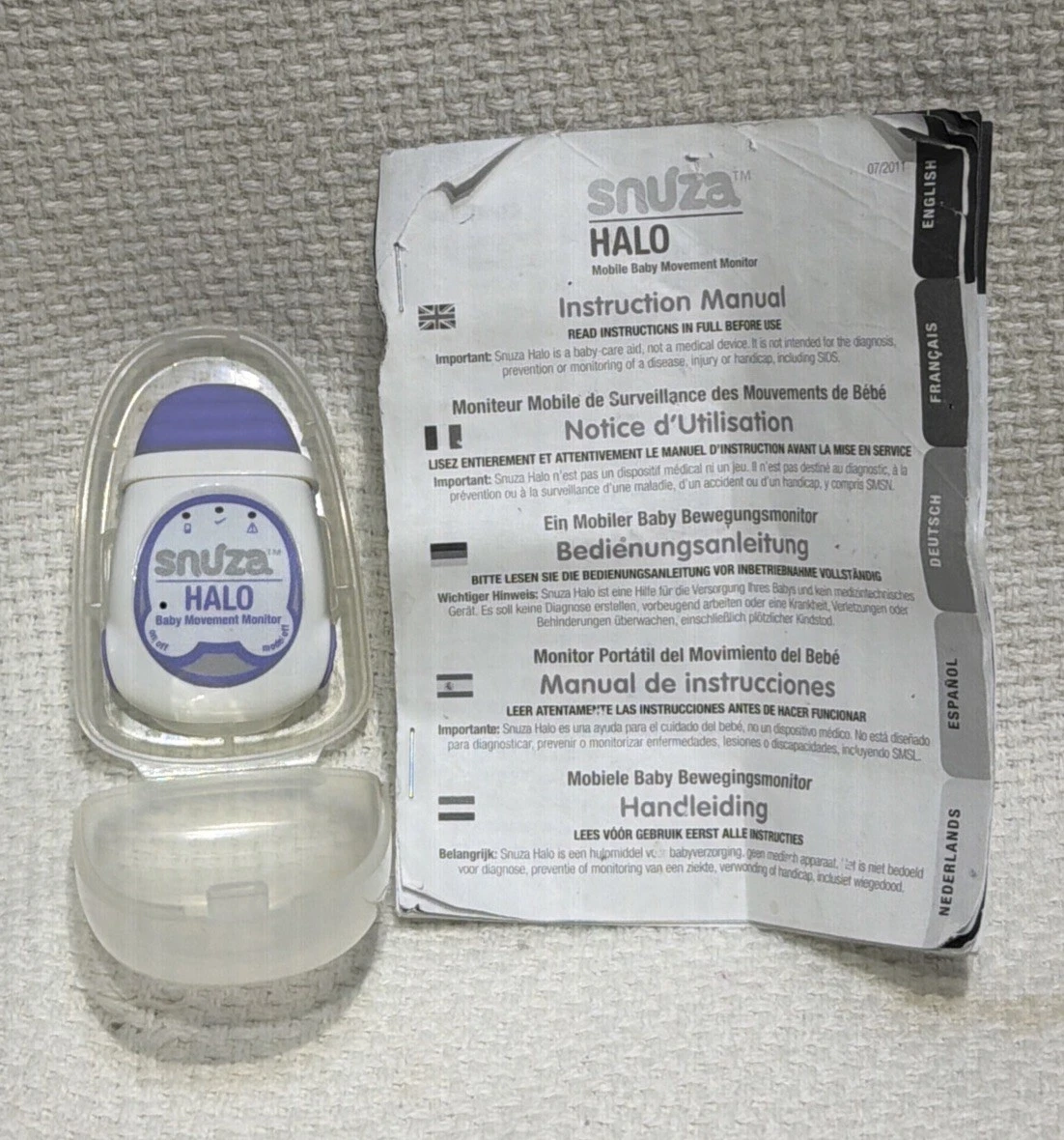 Snuza Hero SE - Clip on Baby Movement /Breathing Monitor Portable Travel(D-2)